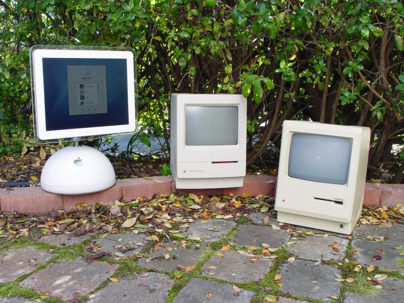 "Lampshade iMac", Mac Classic, and Mac 128