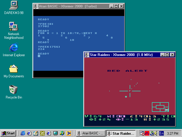 Atari 8-bit emulation