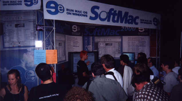 Darek demonstrating the latest SoftMac 2000 release
