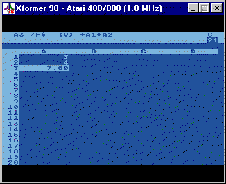 Visicalc screens shot